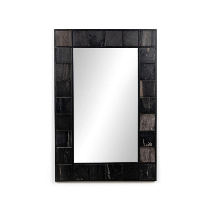 Sirius Mirror - Dark Petrified Wood