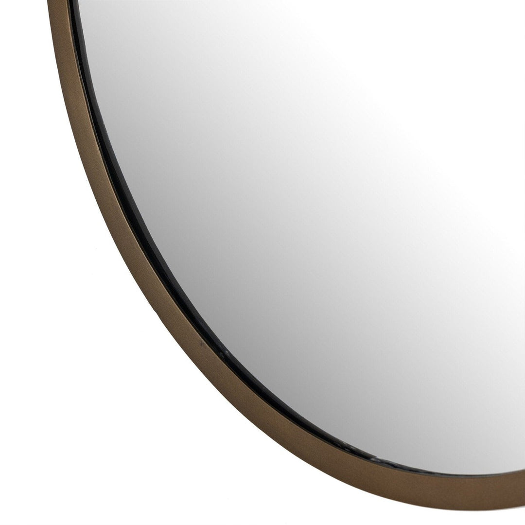 Sasha Small Mirror - Iron Matte Brass