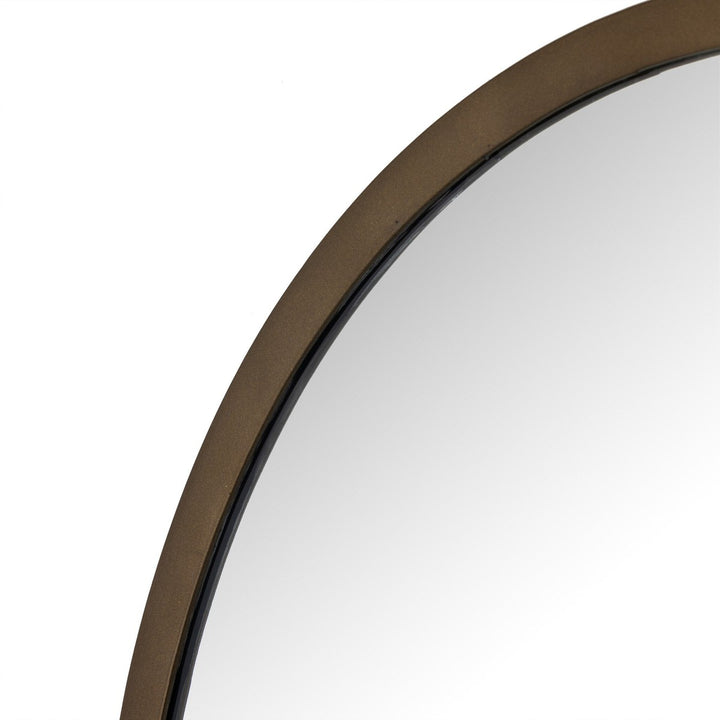 Sasha Small Mirror - Iron Matte Brass