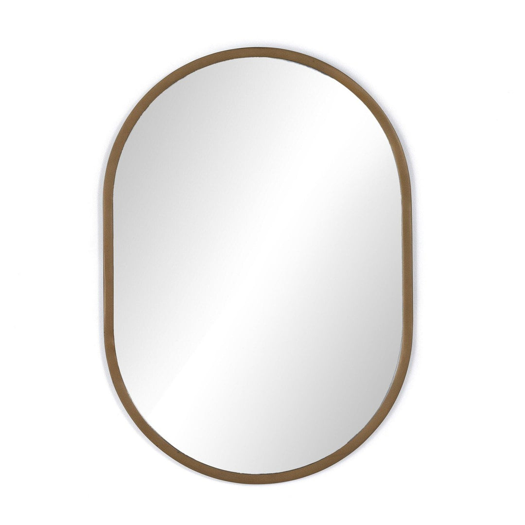 Sasha Small Mirror - Iron Matte Brass