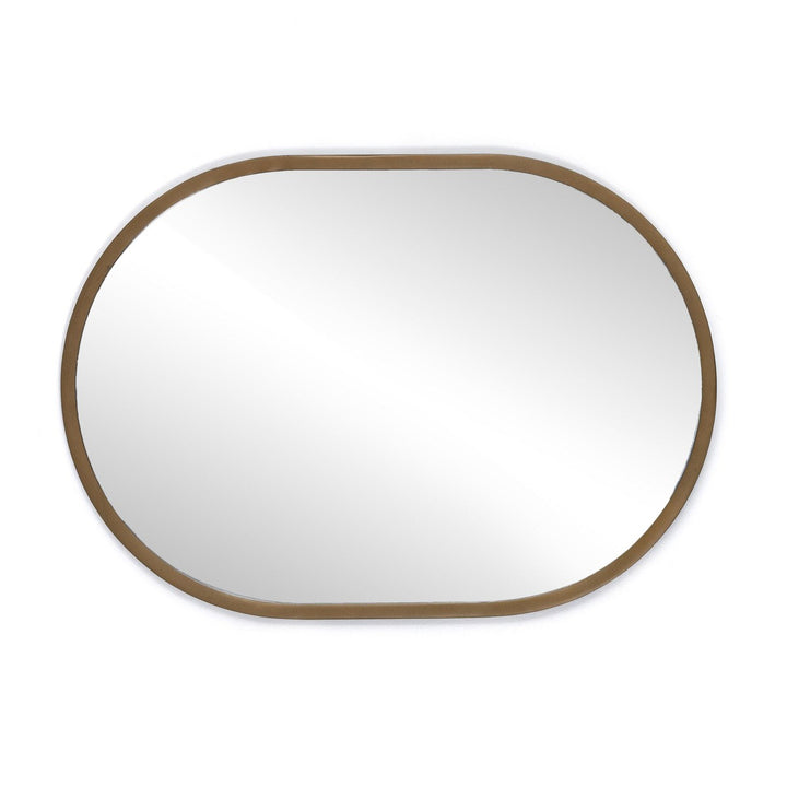 Sasha Small Mirror - Iron Matte Brass