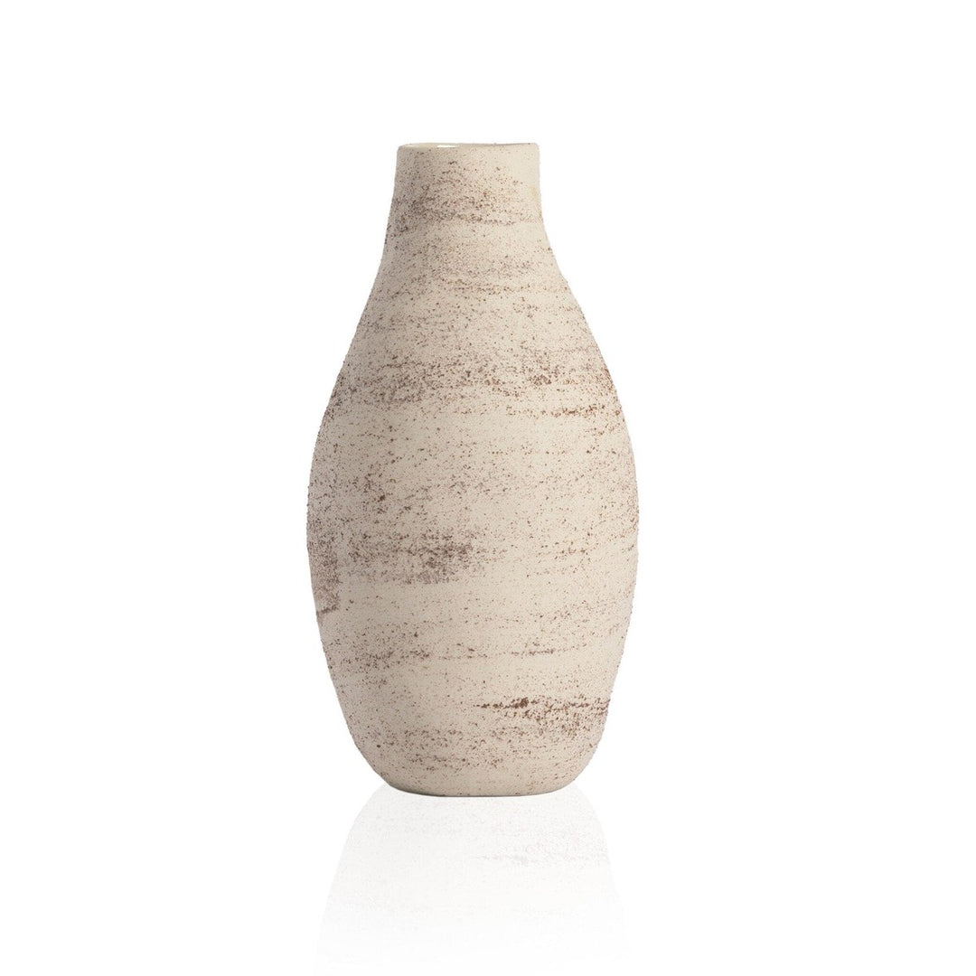 Aria Small Vase - Distressed Cream