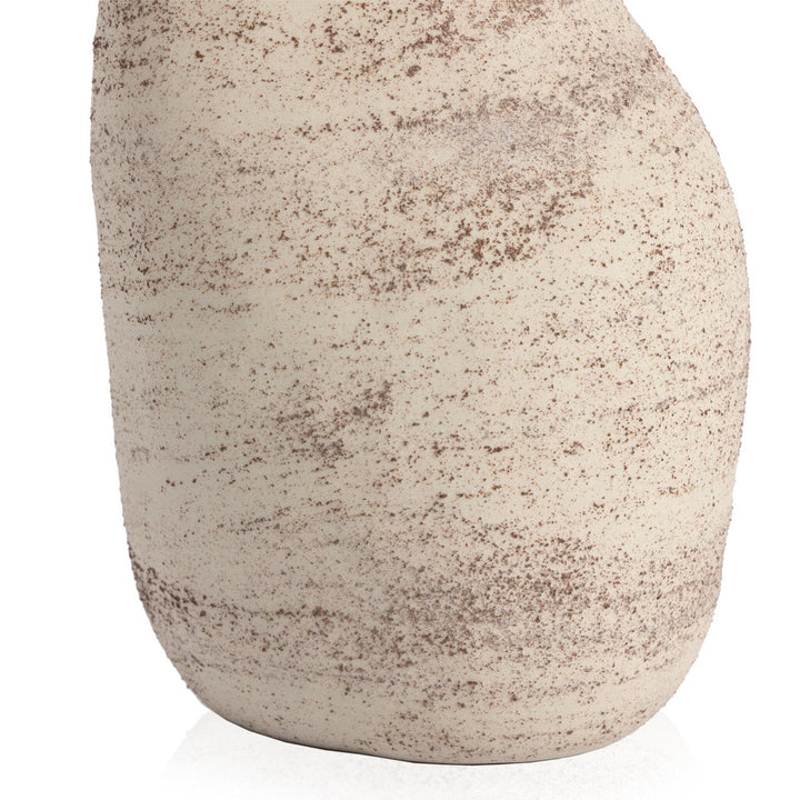 Aria Small Vase - Distressed Cream