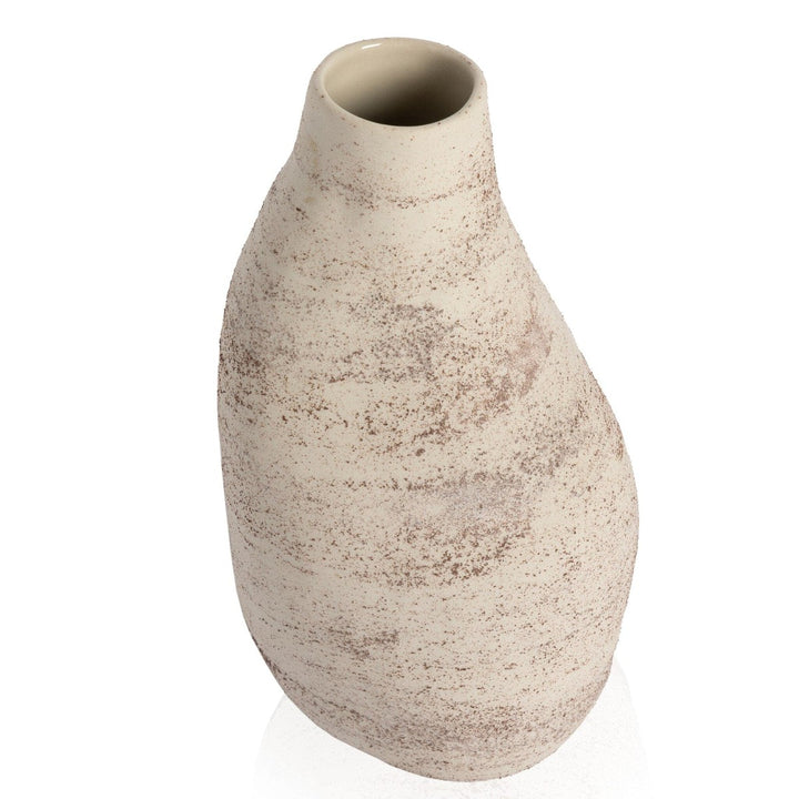 Aria Small Vase - Distressed Cream