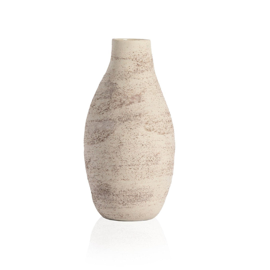 Aria Small Vase - Distressed Cream