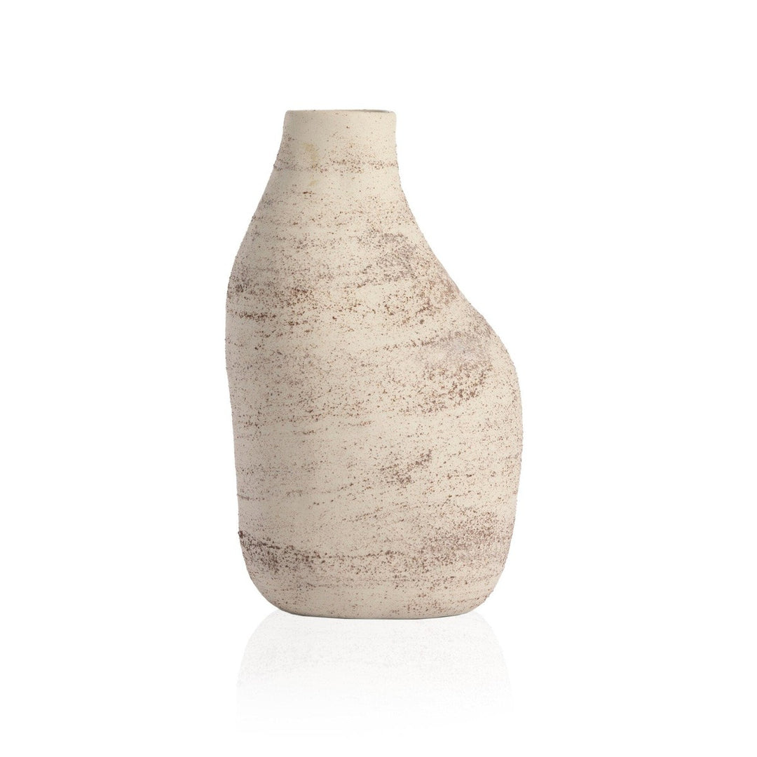 Aria Small Vase - Distressed Cream