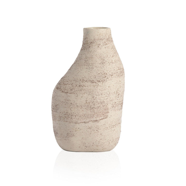 Aria Small Vase - Distressed Cream