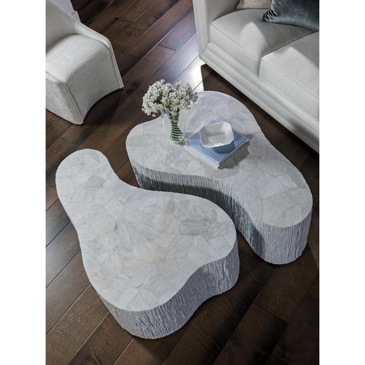 Coffee Tables Pangea Cocktail Table - Antique Aged White