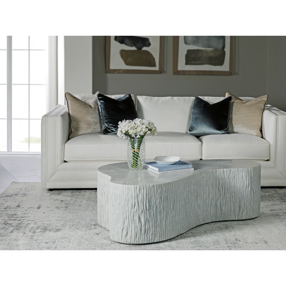 Coffee Tables Pangea Cocktail Table - Antique Aged White