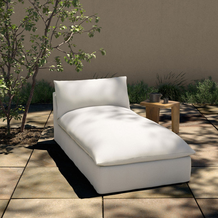 Emerson Outdoor Chaise - Faye Cream