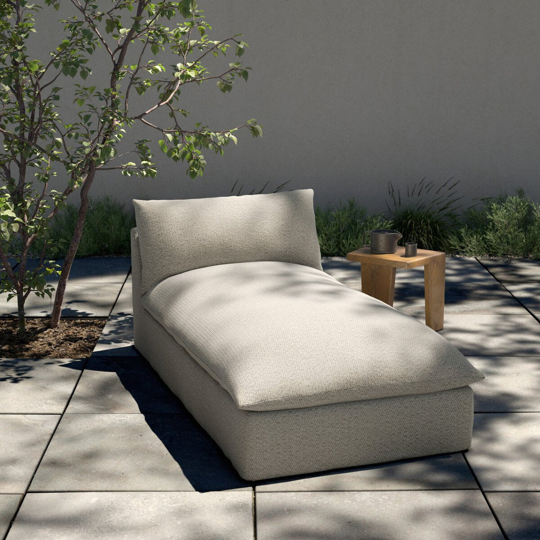 Build Your Own: Cole Outdoor Sectional - Faye Sand - Chaise Piece