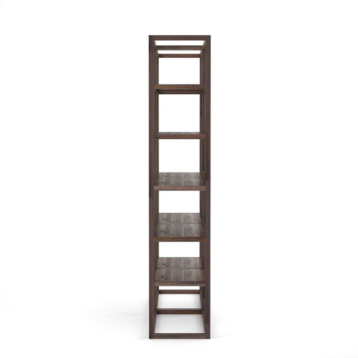 Wayne Double Bookshelf - Harvest Brown