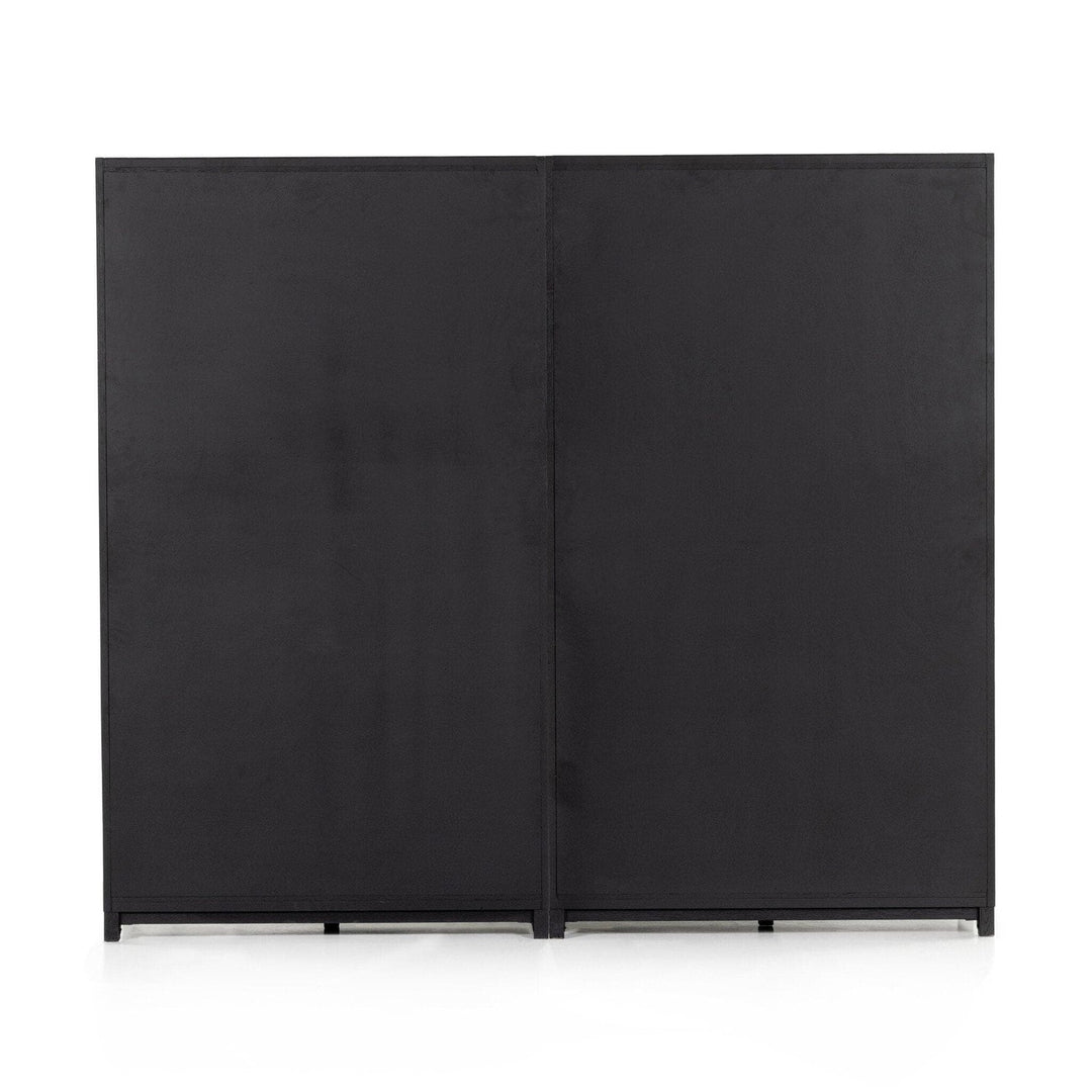 Evelyn Double Cabinet - Drifted Matte Black