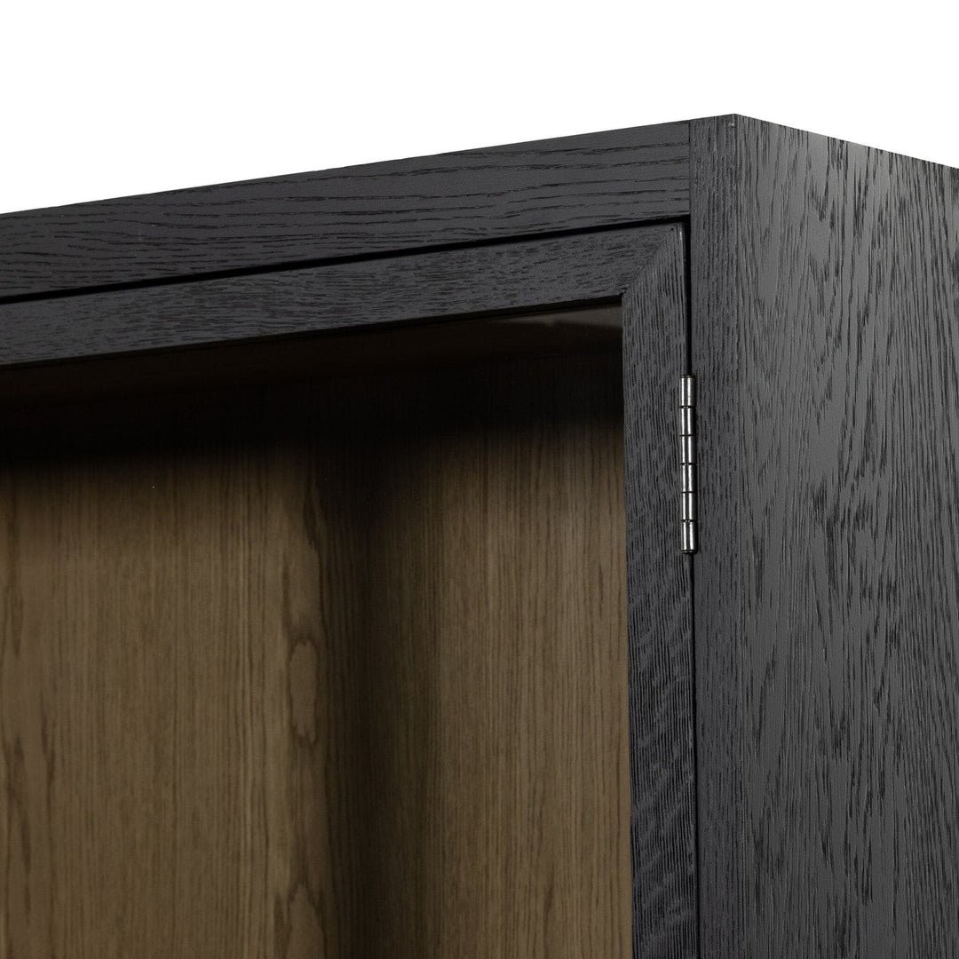 Evelyn Double Cabinet - Drifted Matte Black