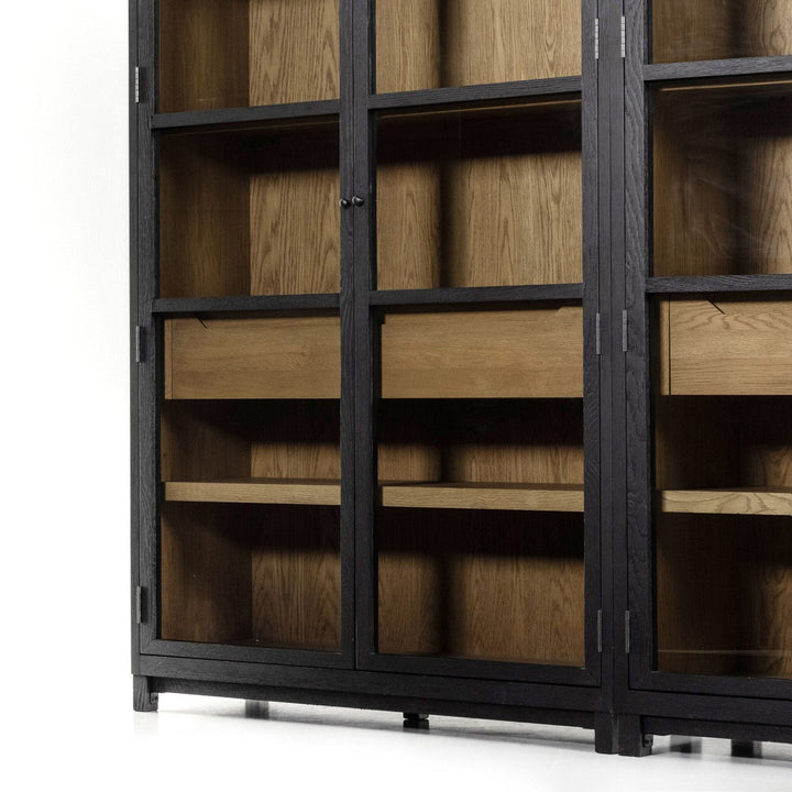 Evelyn Double Cabinet - Drifted Matte Black