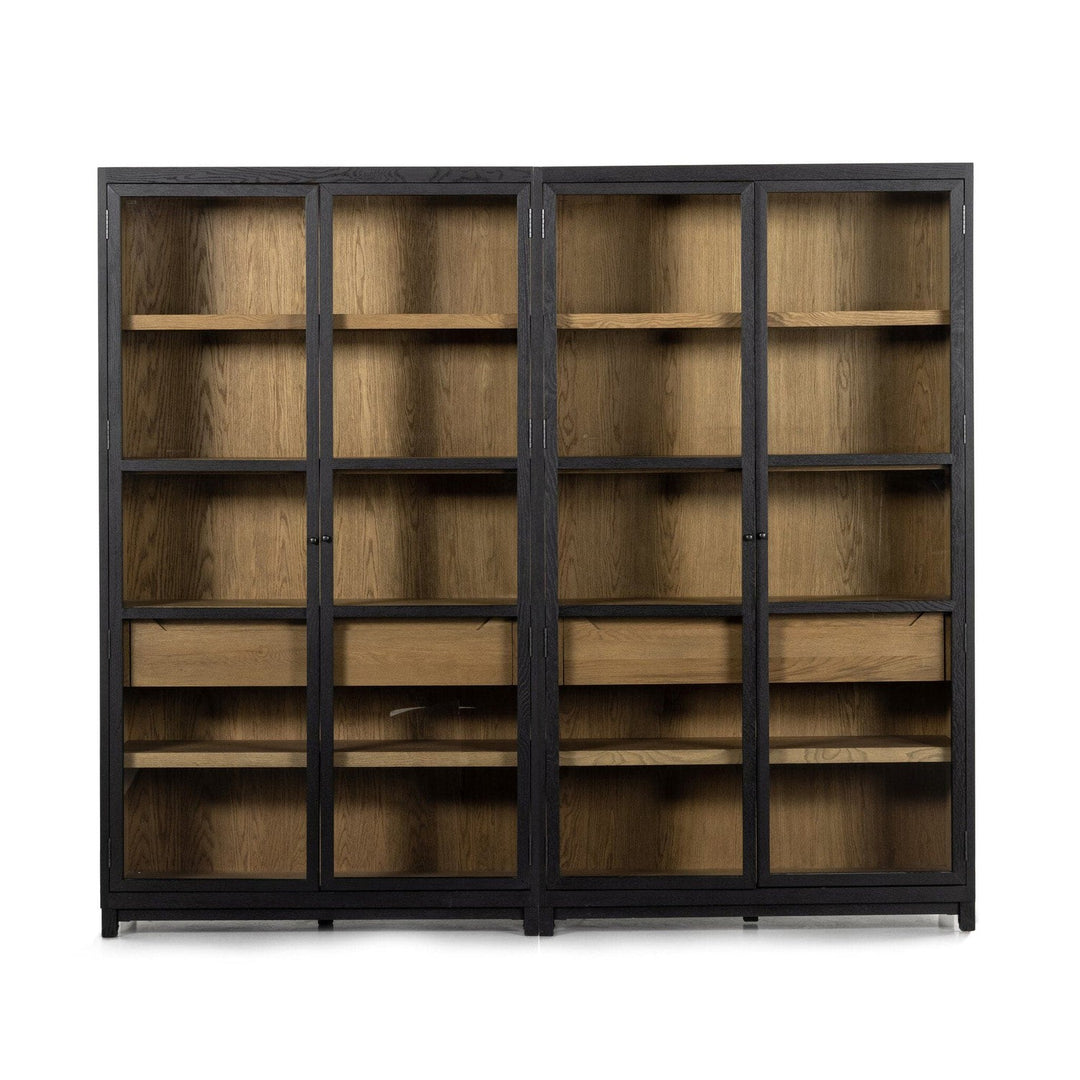 Evelyn Double Cabinet - Drifted Matte Black