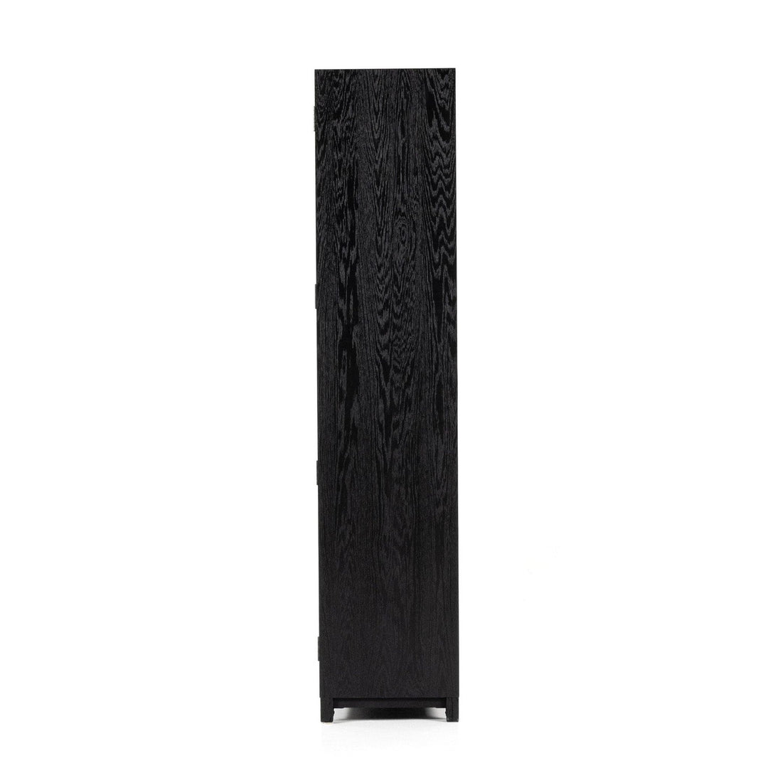 Evelyn Double Cabinet - Drifted Matte Black