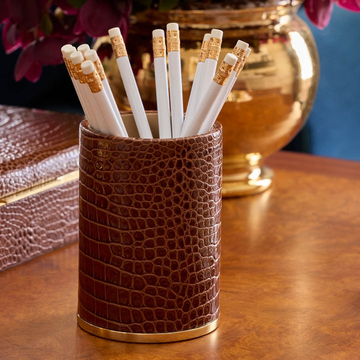 Classic Croc Leather Pencil Cup - image 2