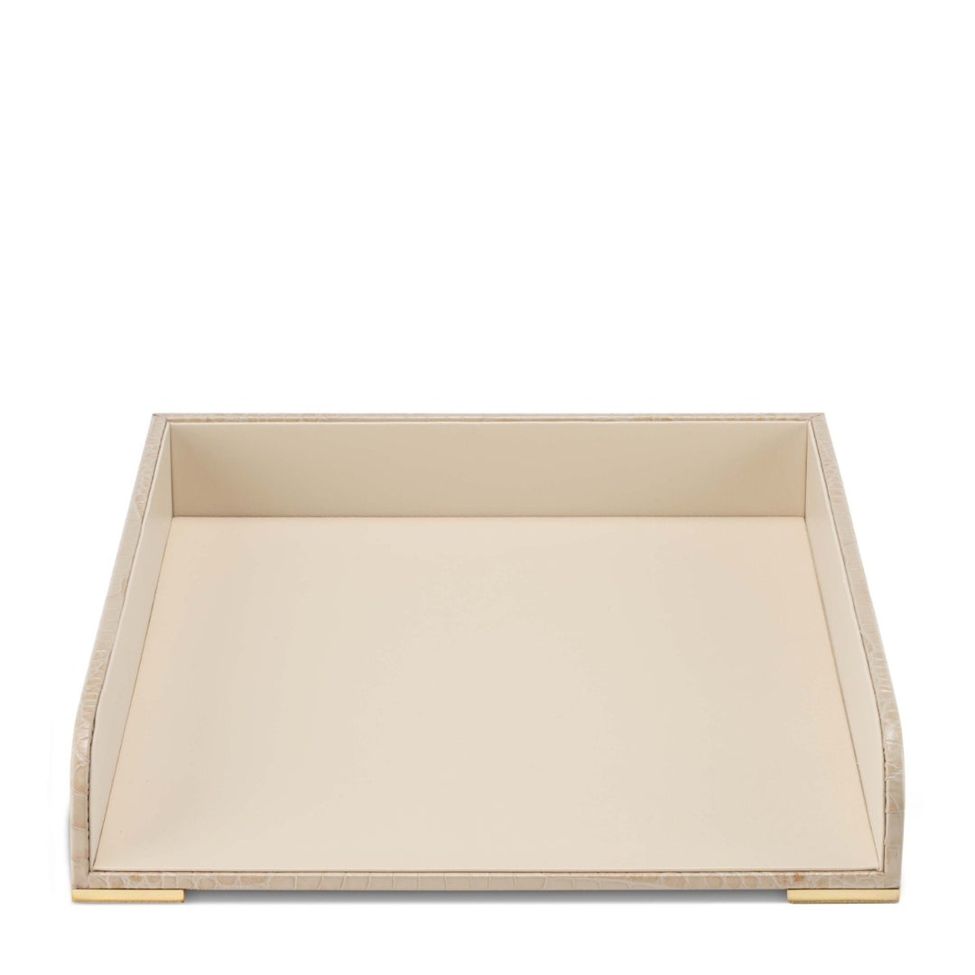 Classic Croc Leather Paper Tray - image 6