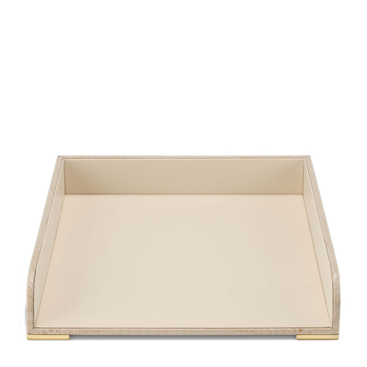 Classic Croc Leather Paper Tray - image 6