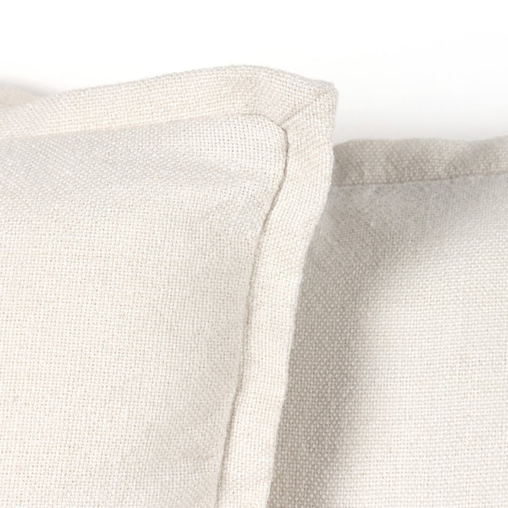 Sierra Outdoor Pillow - Coconut Faux Linen - Cover Only