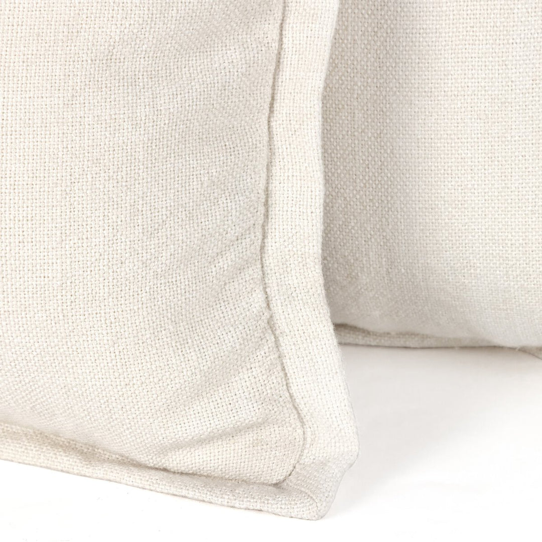 Sierra Outdoor Pillow - Coconut Faux Linen - Cover Only