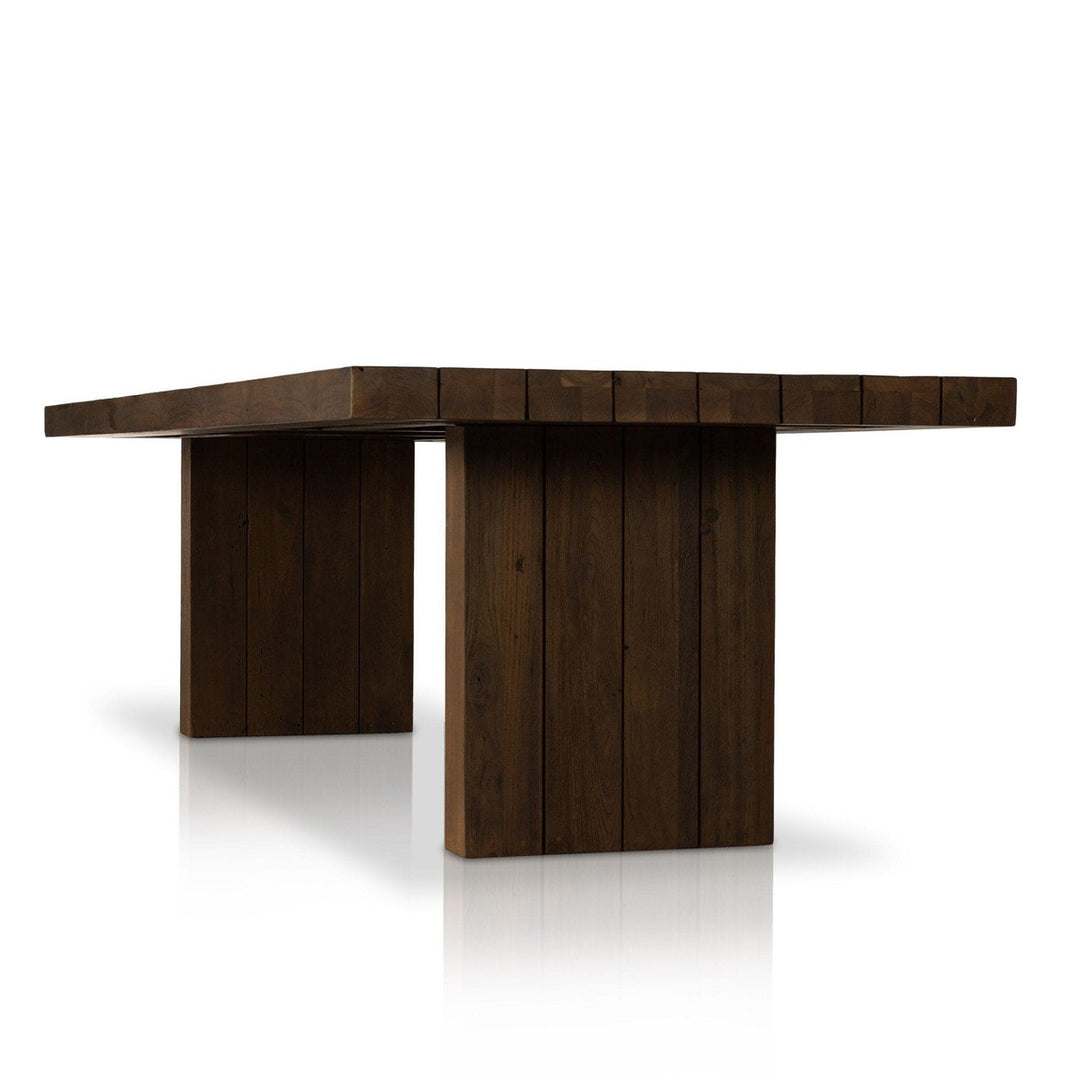 Elwood Outdoor Dining Table - Stained Heritage Brown-FSC