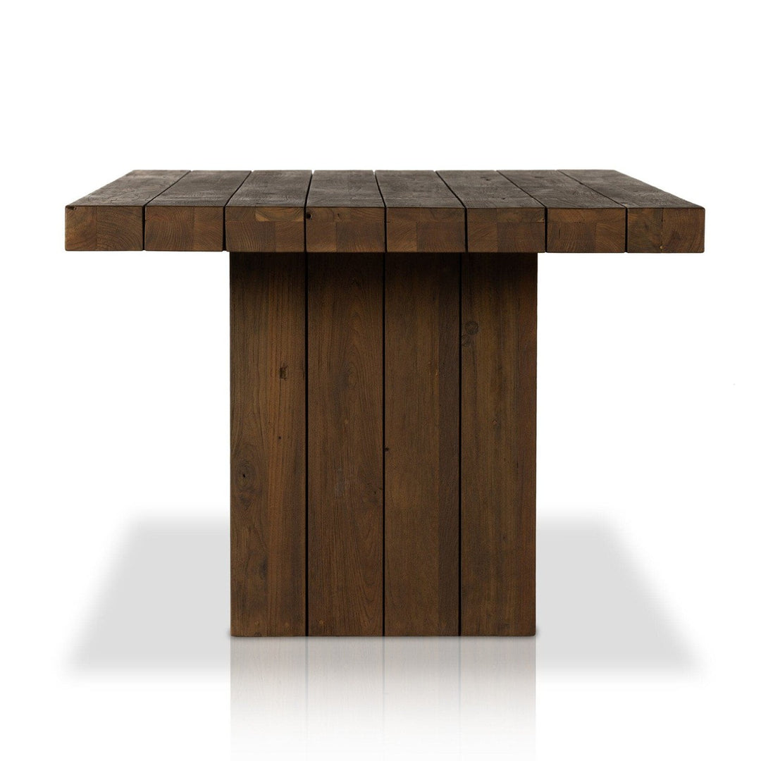 Elwood Outdoor Dining Table - Stained Heritage Brown-FSC