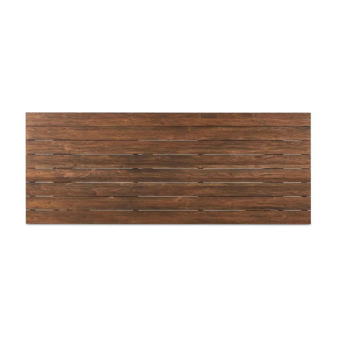 Elwood Outdoor Dining Table - Stained Heritage Brown-FSC