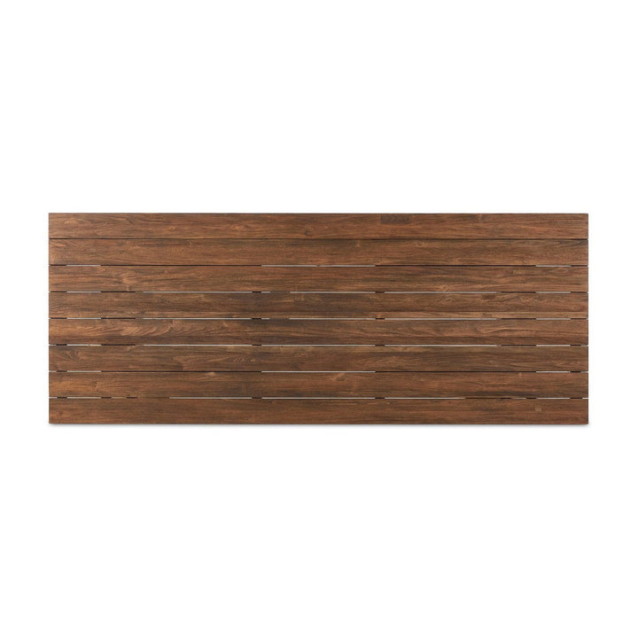 Elwood Outdoor Dining Table - Stained Heritage Brown-FSC