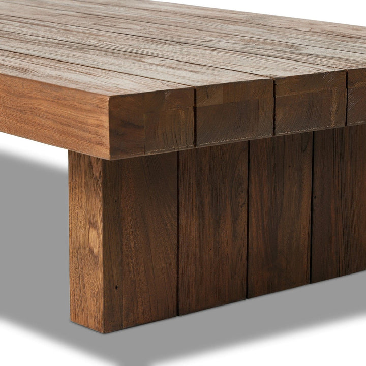 Elwood Outdoor Coffee Table - Stained Heritage Brown-FSC