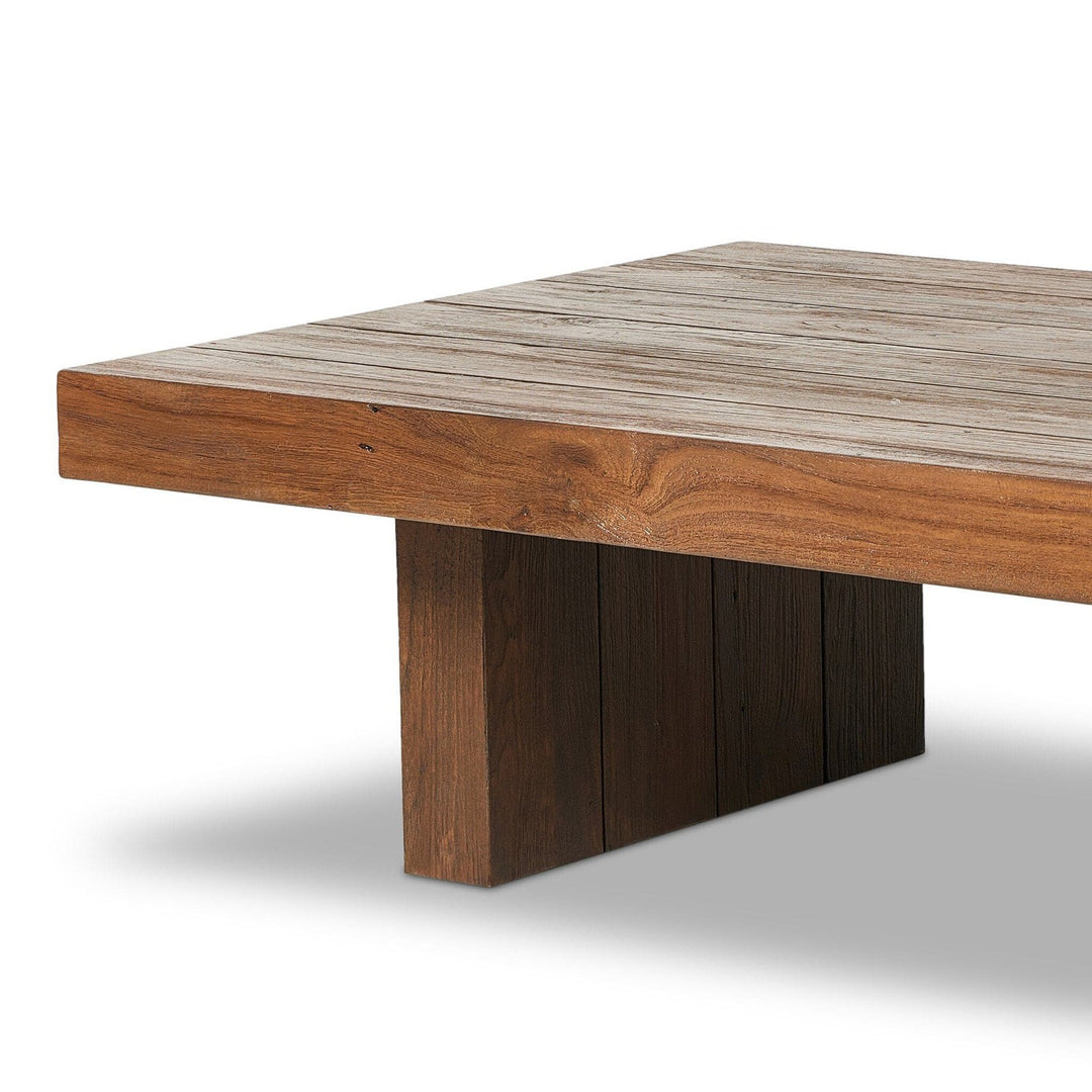 Elwood Outdoor Coffee Table - Stained Heritage Brown-FSC