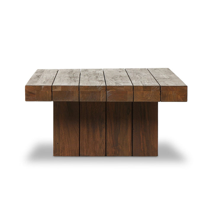 Elwood Outdoor Coffee Table - Stained Heritage Brown-FSC