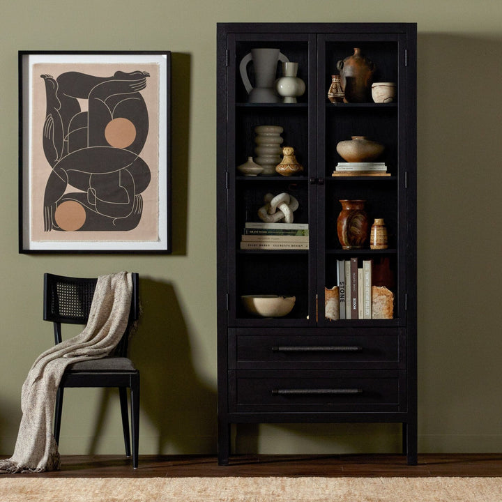 Hamilton Cabinet - Black Oak