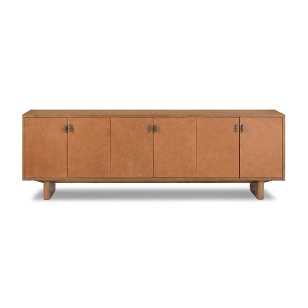 Posada Media Console - Amber Oak-Four Hands-FH-232363-002-Console Tables-4-France and Son