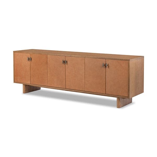 Posada Media Console - Amber Oak-Four Hands-FH-232363-002-Console Tables-1-France and Son
