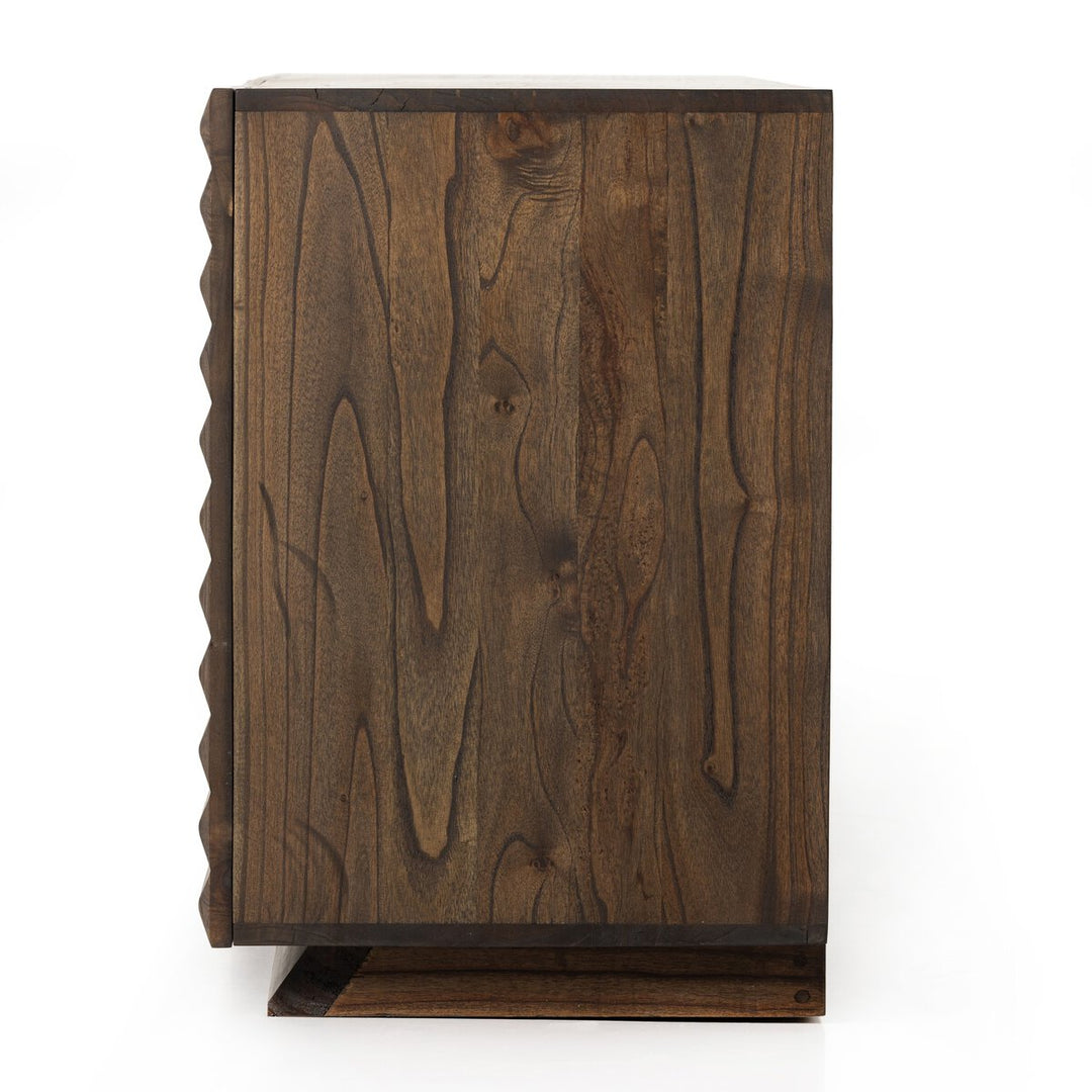 Tussac Media Console - Matte Brown Neem