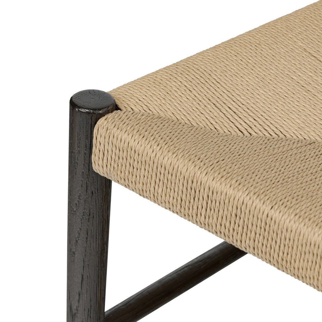 Fairfield Woven Dining Chair - Light Carbon