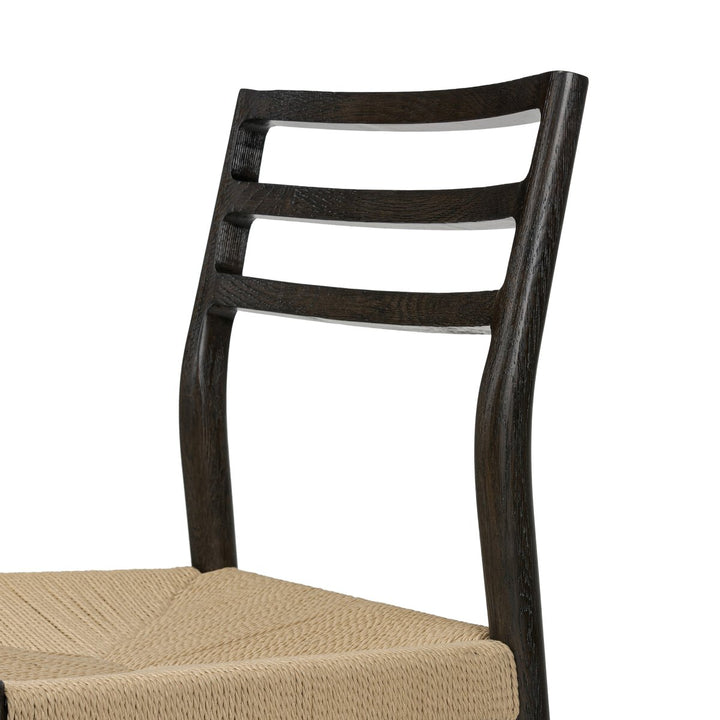 Fairfield Woven Dining Chair - Light Carbon