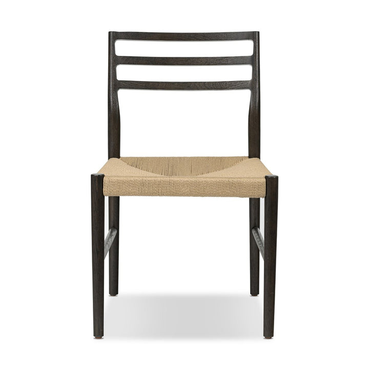 Fairfield Woven Dining Chair - Light Carbon