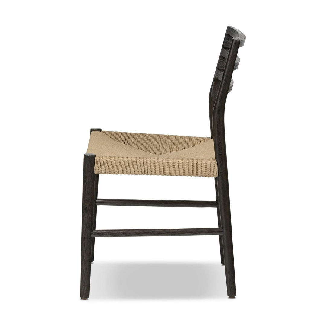 Fairfield Woven Dining Chair - Light Carbon