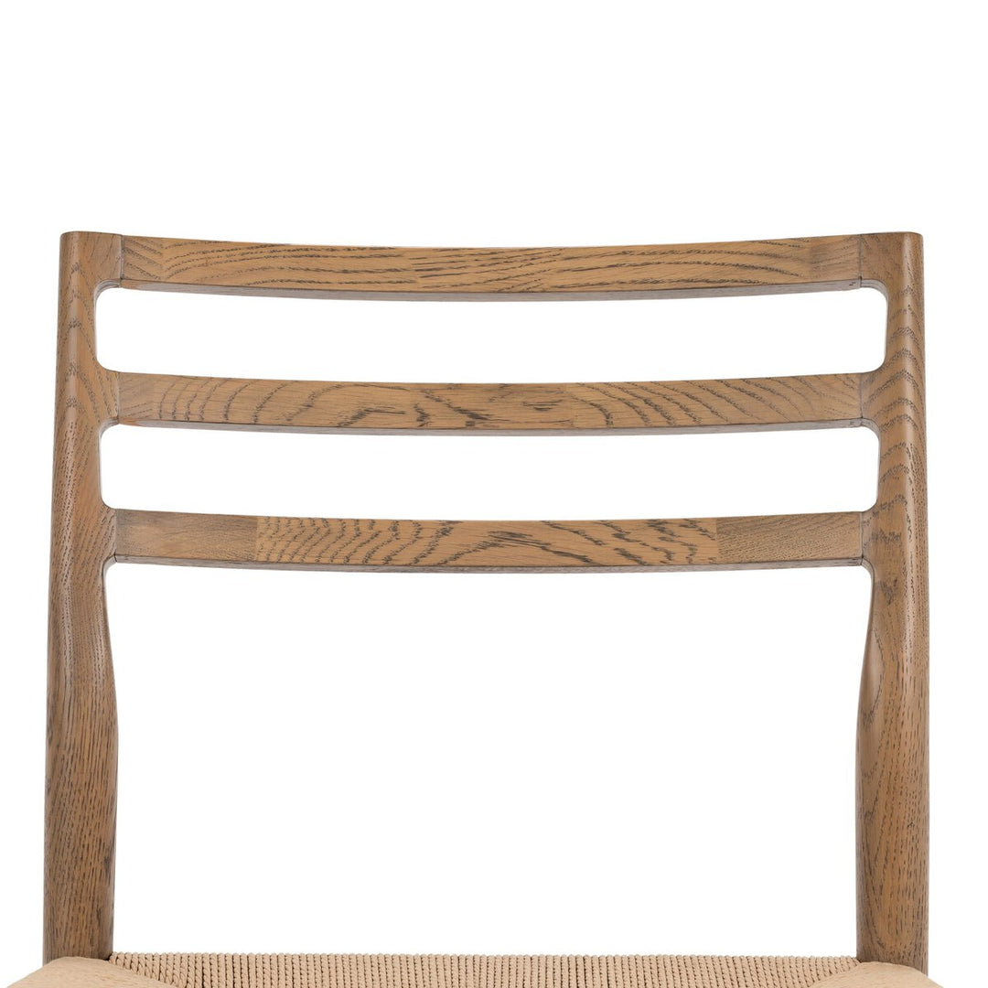 Fairfield Woven Dining Chair - Smoked Oak