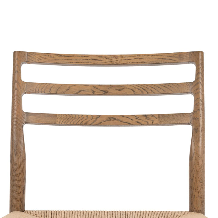 Fairfield Woven Dining Chair - Smoked Oak