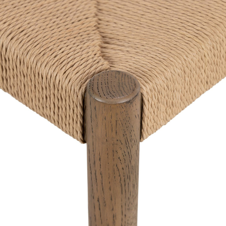 Fairfield Woven Dining Chair - Smoked Oak