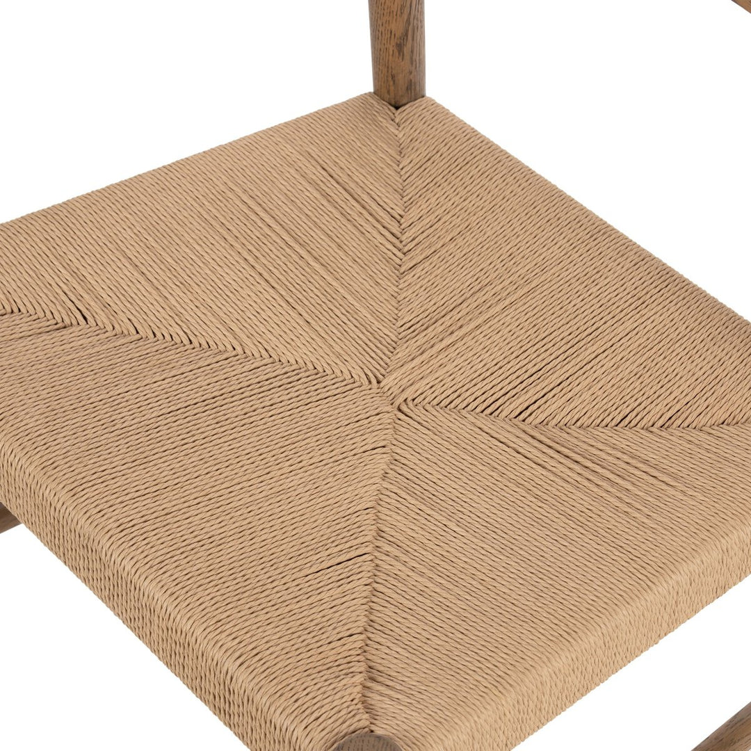 Fairfield Woven Dining Chair - Smoked Oak