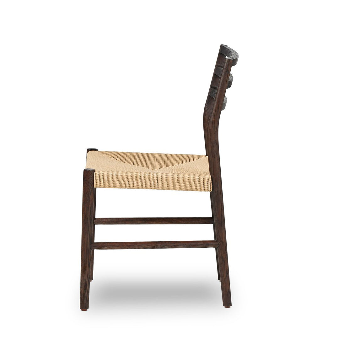 Fairfield Woven Dining Chair - Light Carbon Brown