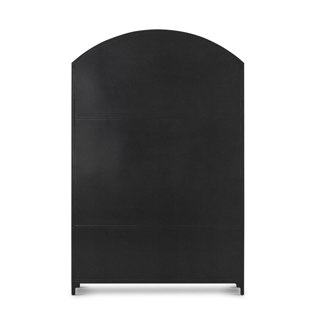 Belvedere Wide Metal Cabinet - Black