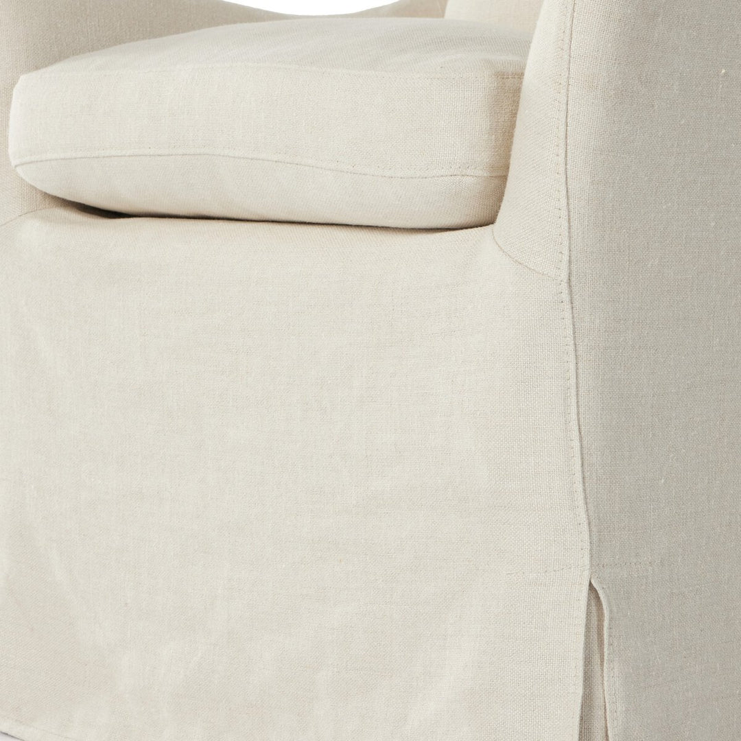 Colette Slipcover Dining Chair - Brussels Natural