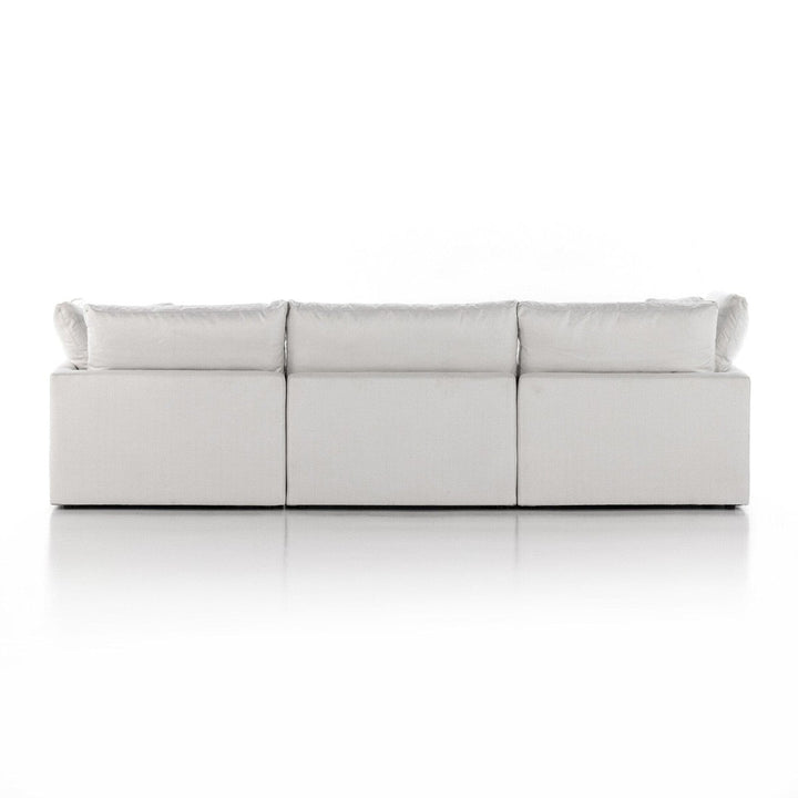 Sadie 3-Piece Sectional - Anders Ivory - Without Ottoman