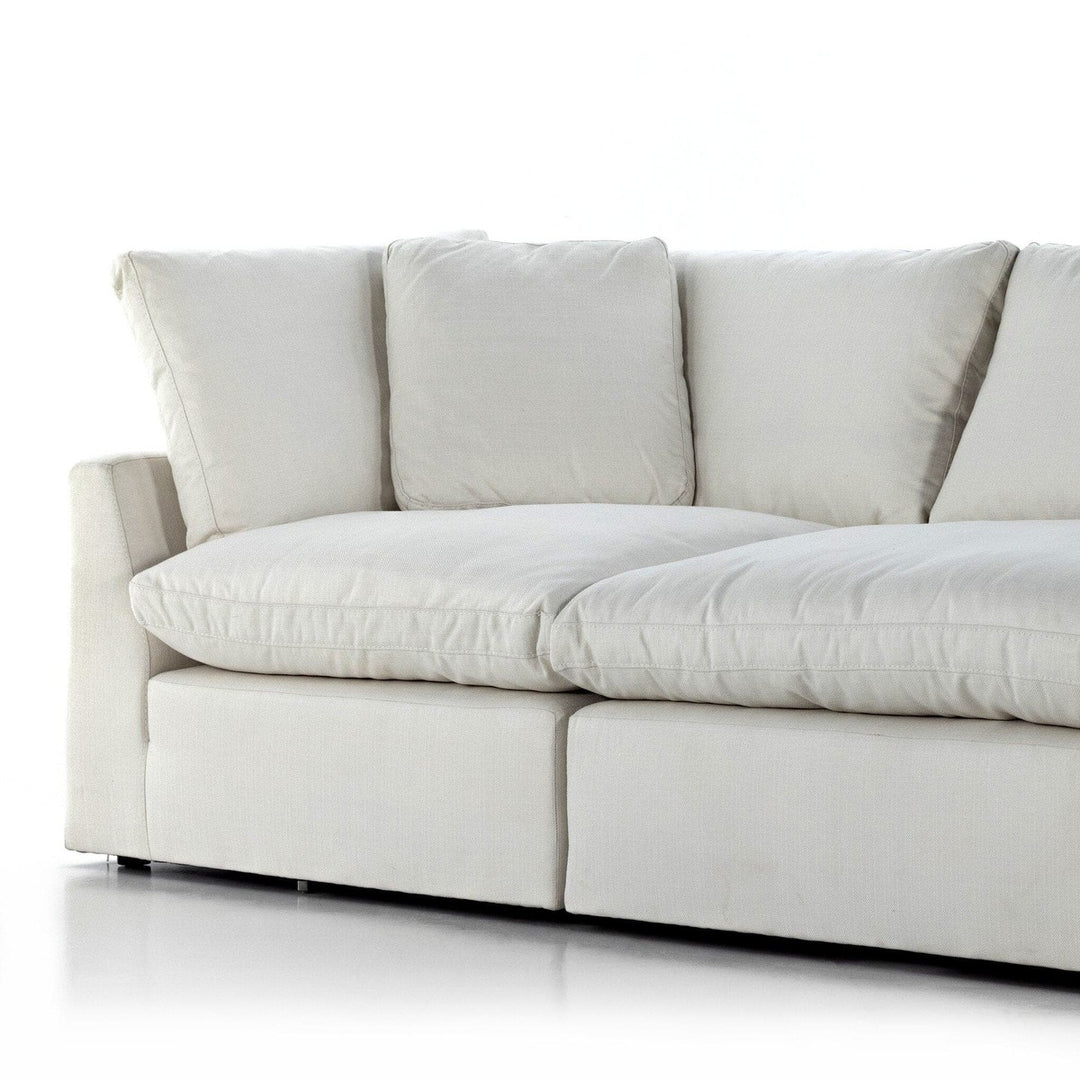 Sadie 3-Piece Sectional - Anders Ivory - Without Ottoman